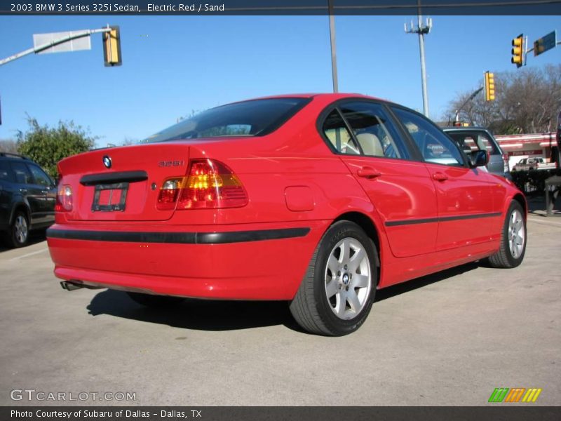 Electric Red / Sand 2003 BMW 3 Series 325i Sedan