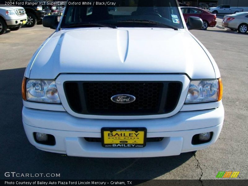 Oxford White / Black/Gray 2004 Ford Ranger XLT SuperCab