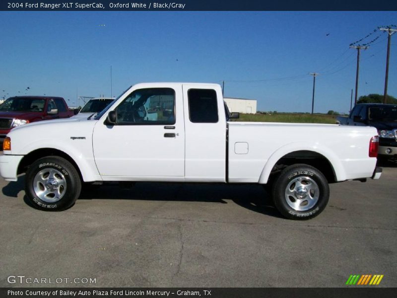 Oxford White / Black/Gray 2004 Ford Ranger XLT SuperCab