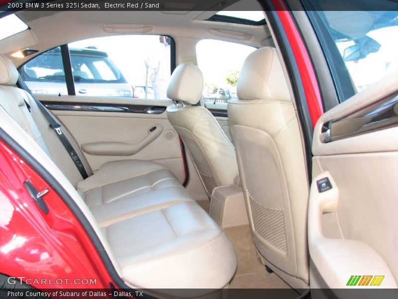 Electric Red / Sand 2003 BMW 3 Series 325i Sedan