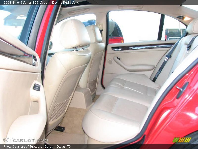 Electric Red / Sand 2003 BMW 3 Series 325i Sedan