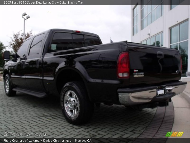 Black / Tan 2005 Ford F250 Super Duty Lariat Crew Cab