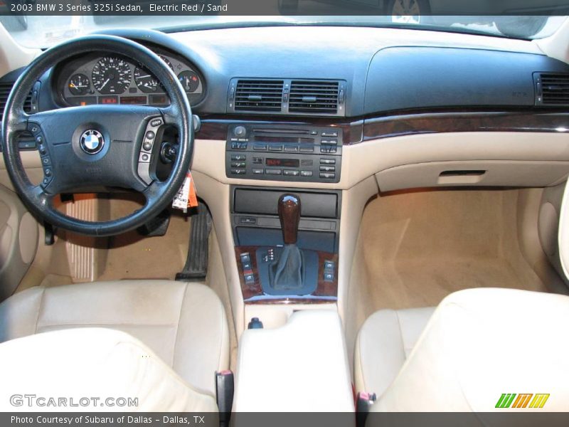 Electric Red / Sand 2003 BMW 3 Series 325i Sedan