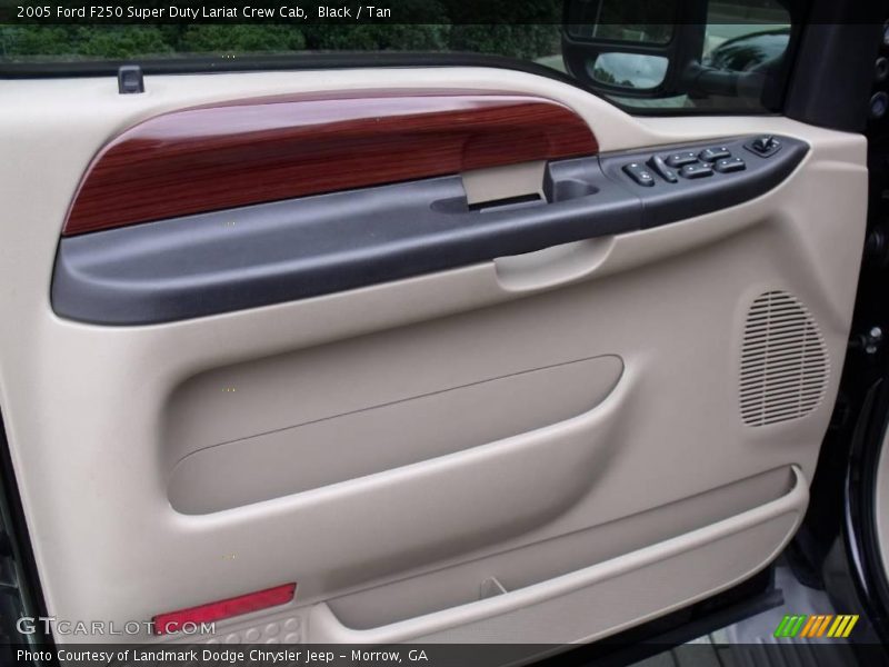 Black / Tan 2005 Ford F250 Super Duty Lariat Crew Cab