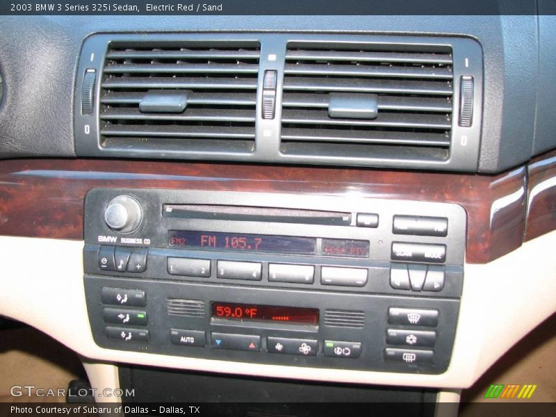 Electric Red / Sand 2003 BMW 3 Series 325i Sedan