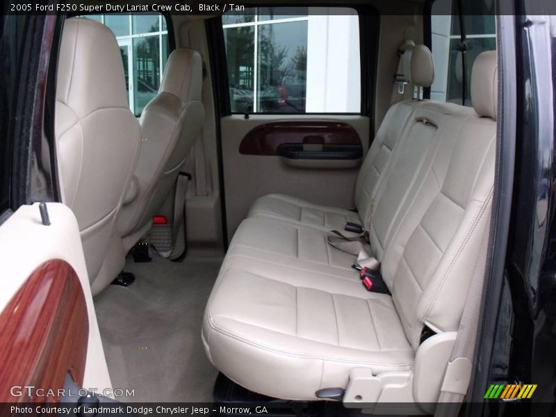 Black / Tan 2005 Ford F250 Super Duty Lariat Crew Cab