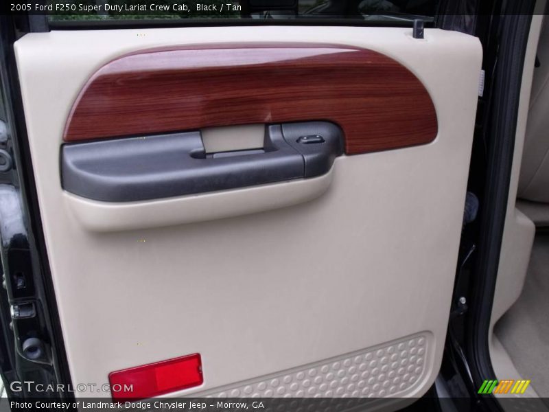 Black / Tan 2005 Ford F250 Super Duty Lariat Crew Cab