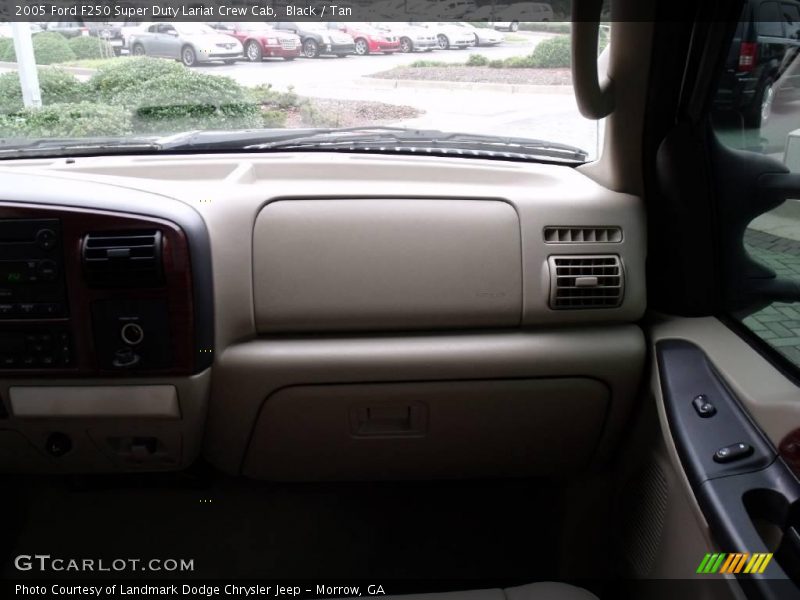 Black / Tan 2005 Ford F250 Super Duty Lariat Crew Cab