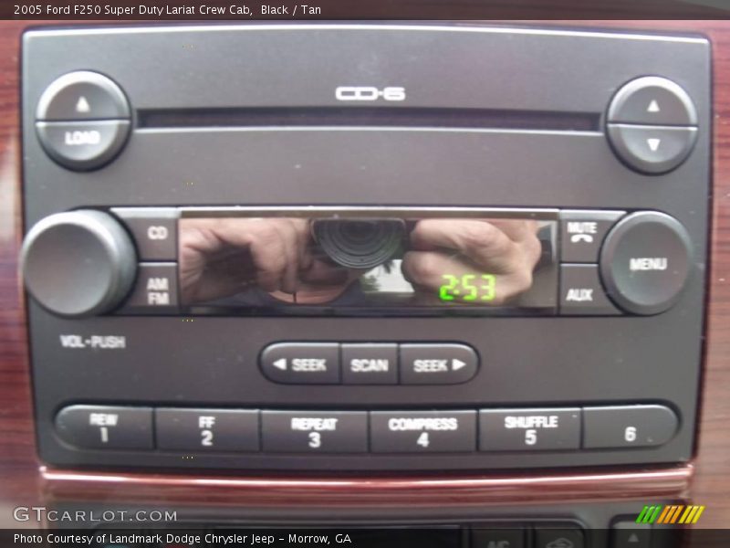 Black / Tan 2005 Ford F250 Super Duty Lariat Crew Cab