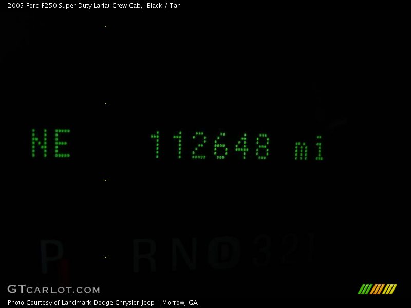 Black / Tan 2005 Ford F250 Super Duty Lariat Crew Cab