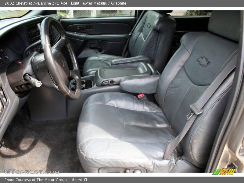 Light Pewter Metallic / Graphite 2002 Chevrolet Avalanche Z71 4x4