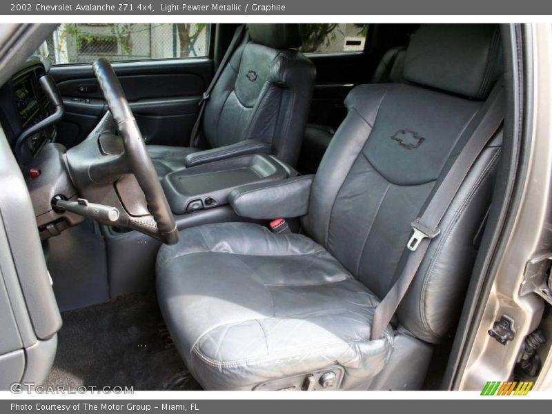Light Pewter Metallic / Graphite 2002 Chevrolet Avalanche Z71 4x4