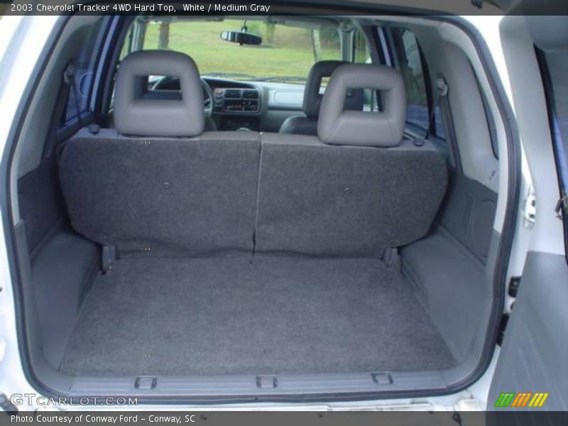 White / Medium Gray 2003 Chevrolet Tracker 4WD Hard Top