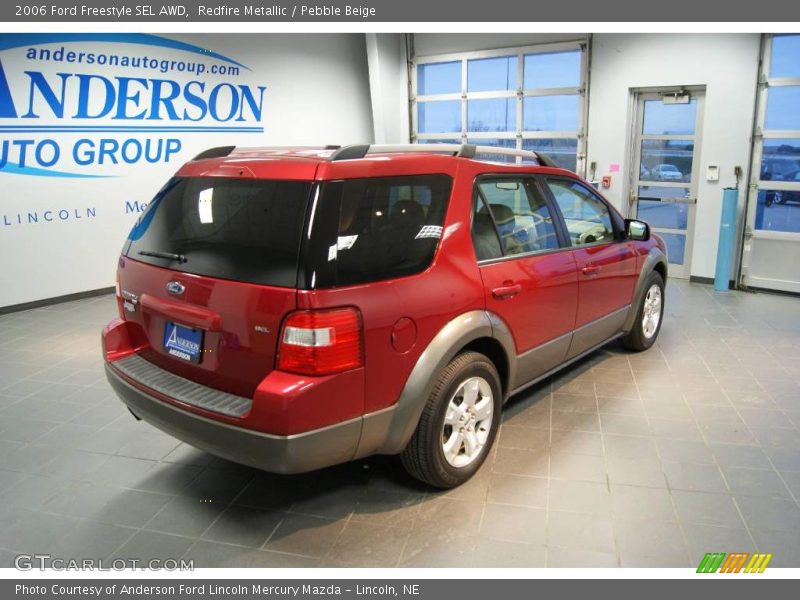 Redfire Metallic / Pebble Beige 2006 Ford Freestyle SEL AWD