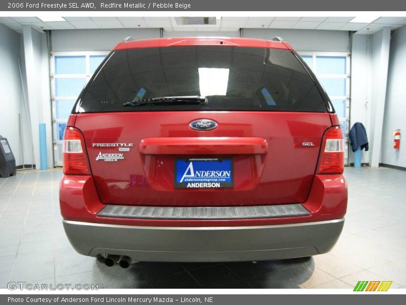 Redfire Metallic / Pebble Beige 2006 Ford Freestyle SEL AWD