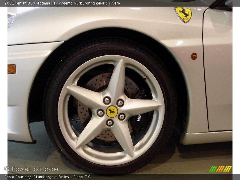 Argento Nurburgring (Silver) / Nero 2001 Ferrari 360 Modena F1