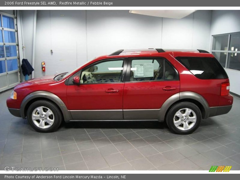 Redfire Metallic / Pebble Beige 2006 Ford Freestyle SEL AWD