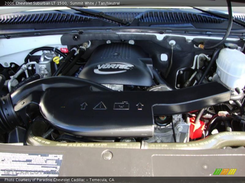 Summit White / Tan/Neutral 2006 Chevrolet Suburban LT 1500