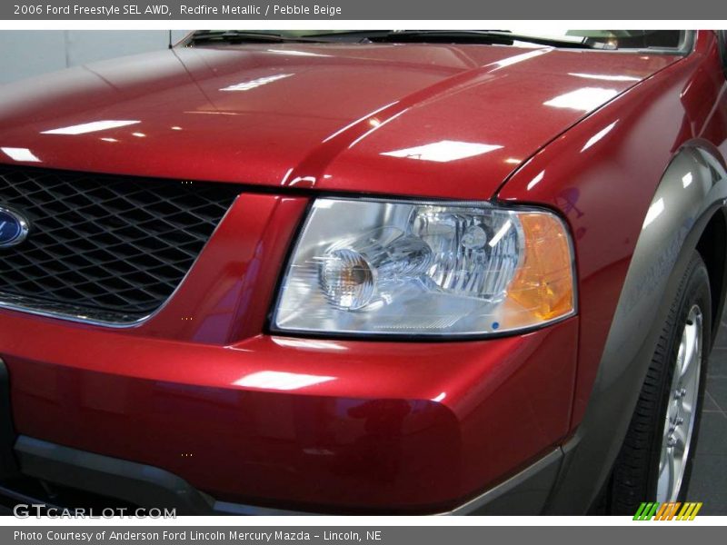 Redfire Metallic / Pebble Beige 2006 Ford Freestyle SEL AWD