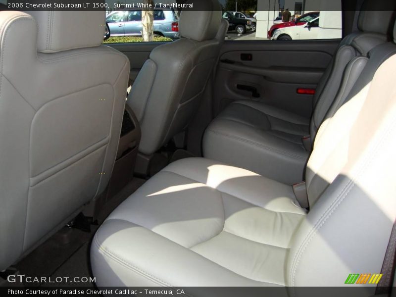 Summit White / Tan/Neutral 2006 Chevrolet Suburban LT 1500