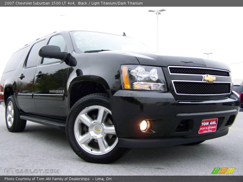 Black / Light Titanium/Dark Titanium 2007 Chevrolet Suburban 1500 LT 4x4