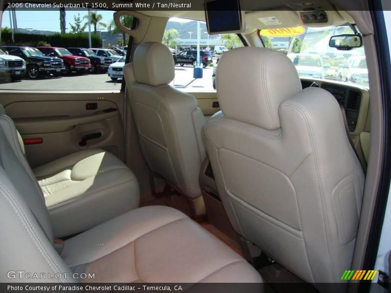 Summit White / Tan/Neutral 2006 Chevrolet Suburban LT 1500