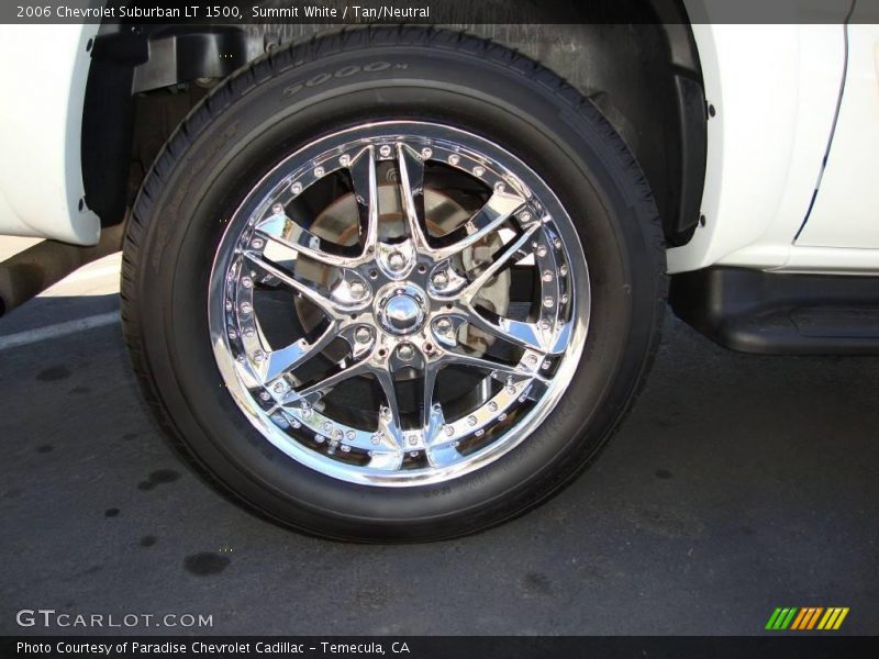 Summit White / Tan/Neutral 2006 Chevrolet Suburban LT 1500