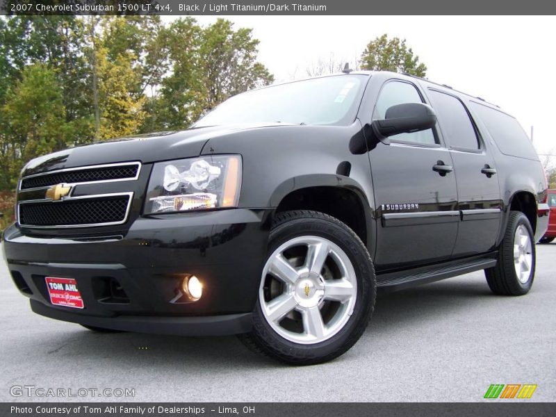 Black / Light Titanium/Dark Titanium 2007 Chevrolet Suburban 1500 LT 4x4