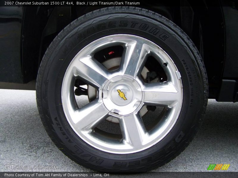 Black / Light Titanium/Dark Titanium 2007 Chevrolet Suburban 1500 LT 4x4