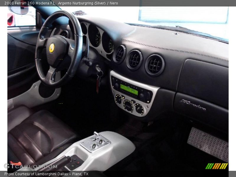 Argento Nurburgring (Silver) / Nero 2001 Ferrari 360 Modena F1