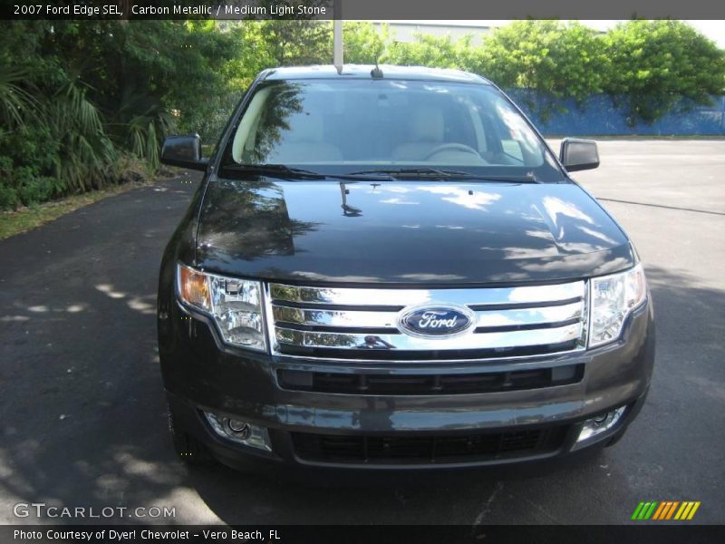 Carbon Metallic / Medium Light Stone 2007 Ford Edge SEL