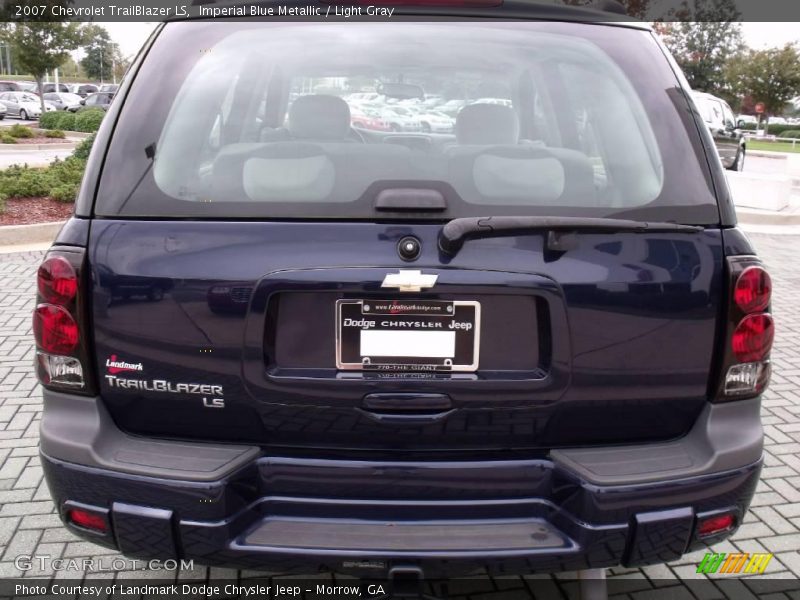 Imperial Blue Metallic / Light Gray 2007 Chevrolet TrailBlazer LS