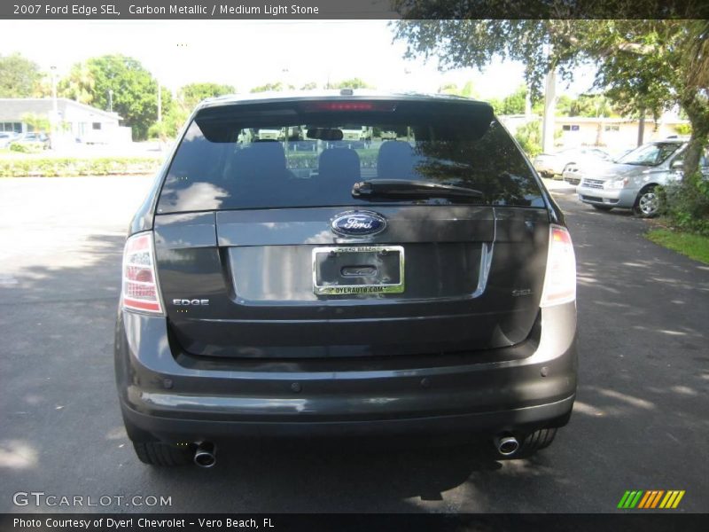 Carbon Metallic / Medium Light Stone 2007 Ford Edge SEL