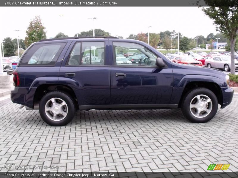 Imperial Blue Metallic / Light Gray 2007 Chevrolet TrailBlazer LS