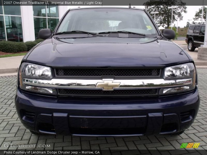 Imperial Blue Metallic / Light Gray 2007 Chevrolet TrailBlazer LS