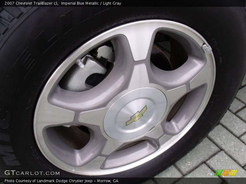 Imperial Blue Metallic / Light Gray 2007 Chevrolet TrailBlazer LS
