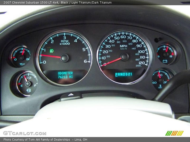 Black / Light Titanium/Dark Titanium 2007 Chevrolet Suburban 1500 LT 4x4