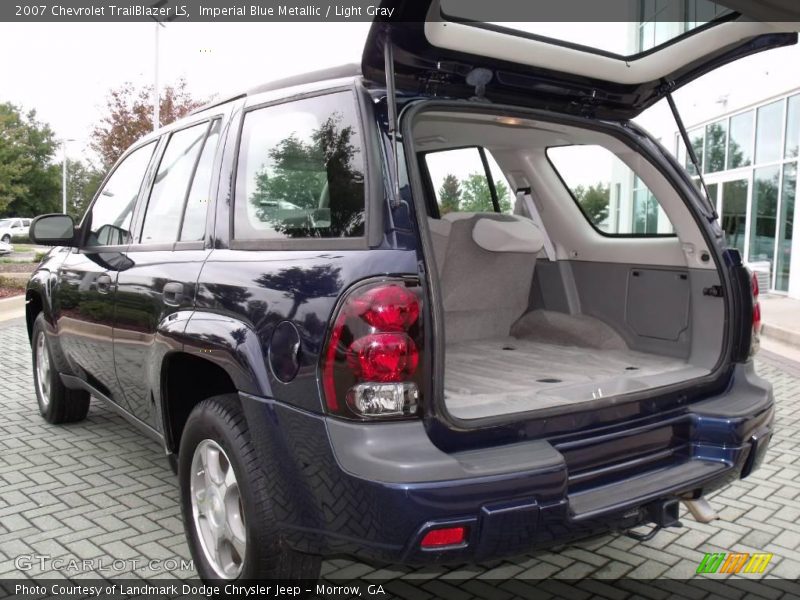 Imperial Blue Metallic / Light Gray 2007 Chevrolet TrailBlazer LS