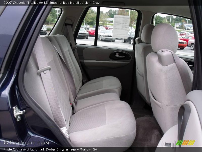 Imperial Blue Metallic / Light Gray 2007 Chevrolet TrailBlazer LS
