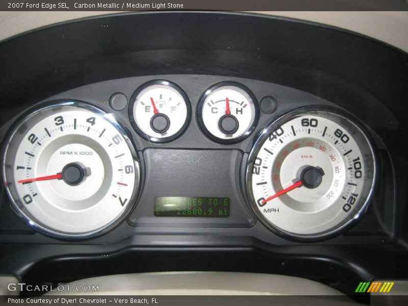 Carbon Metallic / Medium Light Stone 2007 Ford Edge SEL