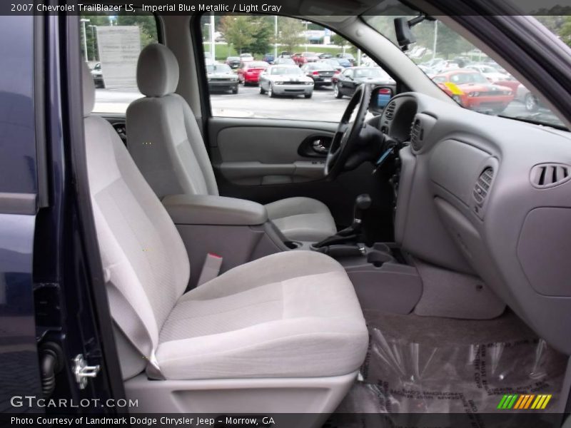 Imperial Blue Metallic / Light Gray 2007 Chevrolet TrailBlazer LS