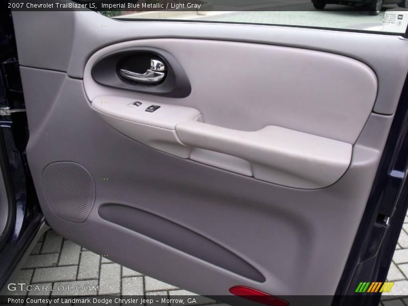 Imperial Blue Metallic / Light Gray 2007 Chevrolet TrailBlazer LS