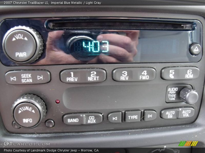 Imperial Blue Metallic / Light Gray 2007 Chevrolet TrailBlazer LS