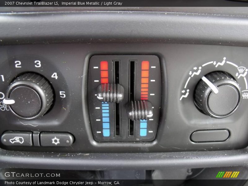 Imperial Blue Metallic / Light Gray 2007 Chevrolet TrailBlazer LS