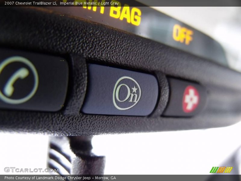 Imperial Blue Metallic / Light Gray 2007 Chevrolet TrailBlazer LS