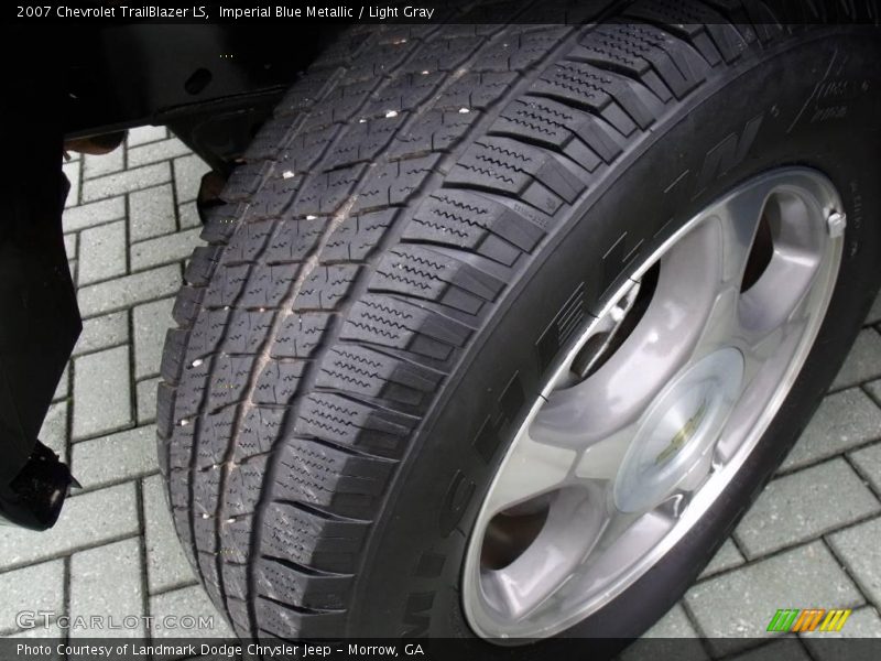 Imperial Blue Metallic / Light Gray 2007 Chevrolet TrailBlazer LS