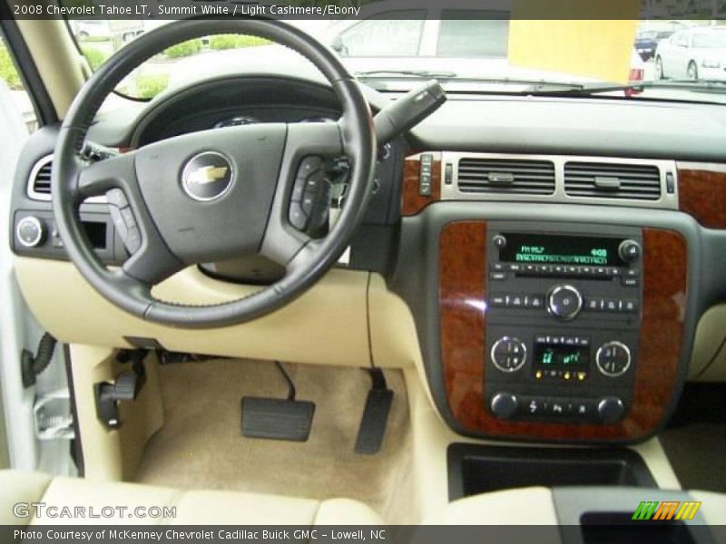 Summit White / Light Cashmere/Ebony 2008 Chevrolet Tahoe LT