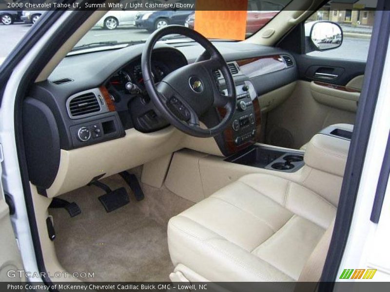 Summit White / Light Cashmere/Ebony 2008 Chevrolet Tahoe LT