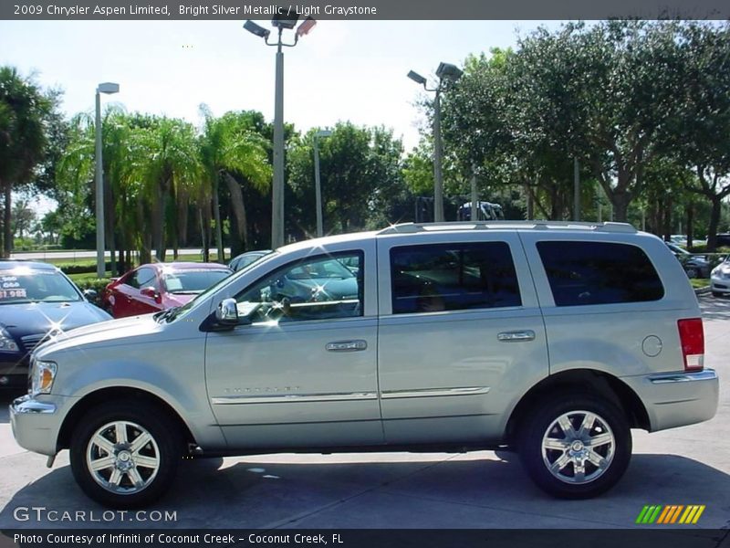 Bright Silver Metallic / Light Graystone 2009 Chrysler Aspen Limited