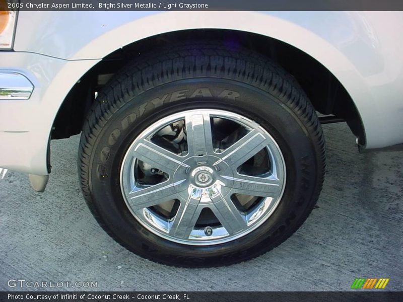 Bright Silver Metallic / Light Graystone 2009 Chrysler Aspen Limited